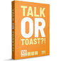 Talk or toast!? - The unique drinking game - Drinking game with 100 cards - Drinking game - Card game - Party game for adults