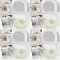 Vellure Wardrobe Dehumidifier [4 PACK] - World's 1st Cost-Saving Wall-Mounted Self-Adhesive Alternative to Disposable Dehumidifier with 8 Refill Sachets
