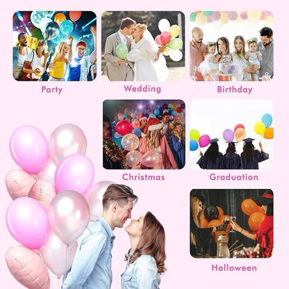 Balloon Pump, Mini Size Dual Nozzle Electric Balloon Blower Machine, Electric Balloon Inflator for Decorations (230V, 600W)