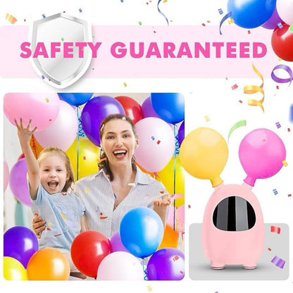 Balloon Pump, Mini Size Dual Nozzle Electric Balloon Blower Machine, Electric Balloon Inflator for Decorations (230V, 600W)