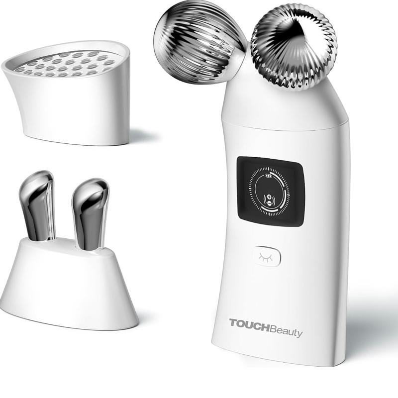 TOUCHBeauty 3-in-1 LED Light Therapy Microcurrent Facelift Skin Tightening Rejuvenation Spa device