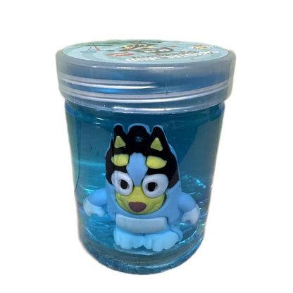 Crystal mud slime with Bluey accessory