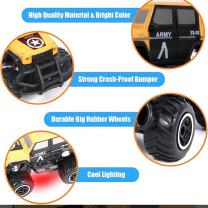 Pup Go Kids Mini RC car Cartoon Remote Control Toy for Kids Age 3+ Exciting Xmas Birthday Gift with Rock Climbing Design