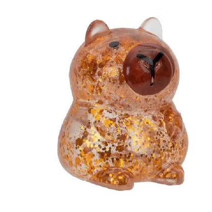 Capybara Squishy Glitter  Sugar Decompression Toy Slow Release