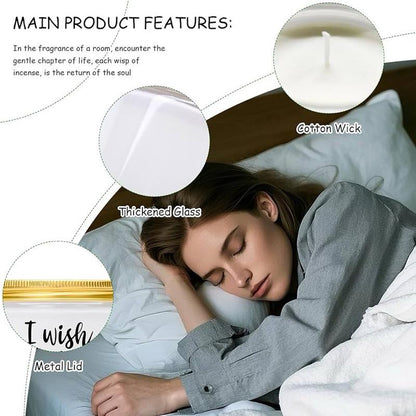 Candles Gifts for Women, Lavender Scented Candles Long Burning 35 Hours, 6.4OZ Lavender Candle I Wish You Lived Next Door, Natural Soy Candle Aromatherapy Gifts
