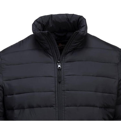 Aspen Baffle Jacket - Black Quilted Puffer Ladies Coat Zip Fastening and Side Pockets