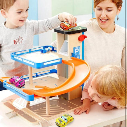 30 Pcs Mini Pull Back Car Toys for Kids - Friction Powered Cartoon Pull Back Racing Vehicles