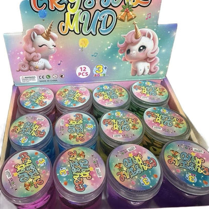 Crystal mud assorted slime with cute figure