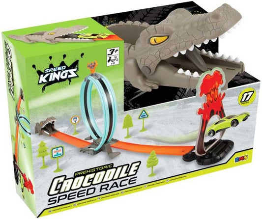 King Speedz Crocodile Speed Race Car Track