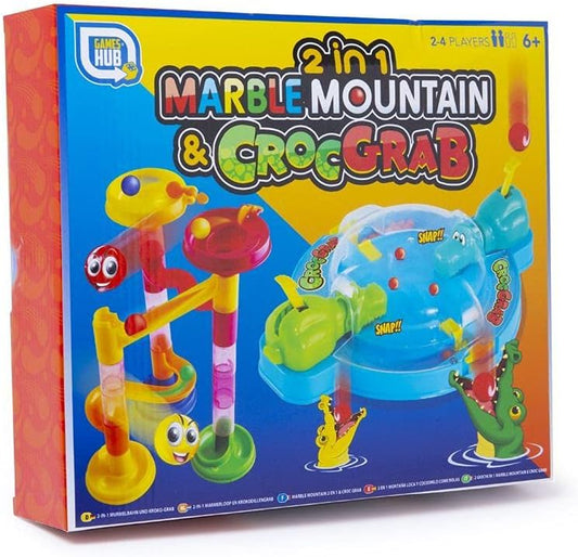 2 in 1 Marble Mountain & Croc Grab Game Family Fun