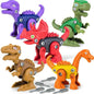 Take Apart and build Dinosaur Toys for Boys Girls Age 3+ Educational STEM Gifts Great for Montessori Toy in Assorted Colours with Detachable Parts