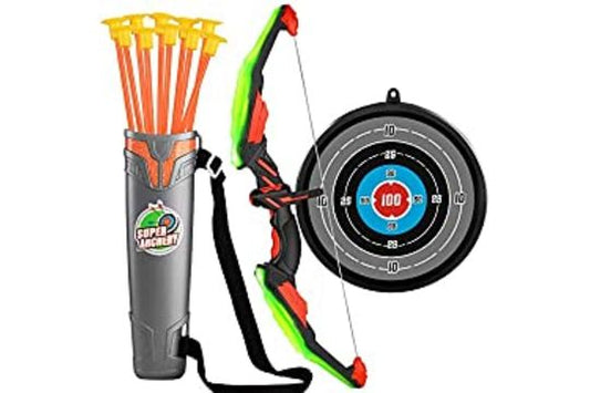 TEMI Light up Bow and Arrow for Kids, Kids Archery Set