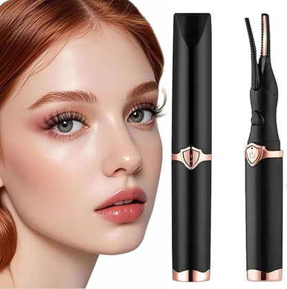 Mini Heated Eyelash Curler, USB Rechargeable Finalize Eyelash Beauty Tool