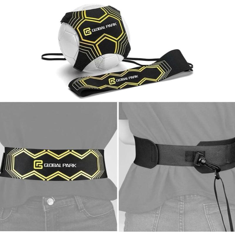 Football Trainer Belt, Kick or Throw Solo Practice Training Aid Control Skills Adjustable Waist