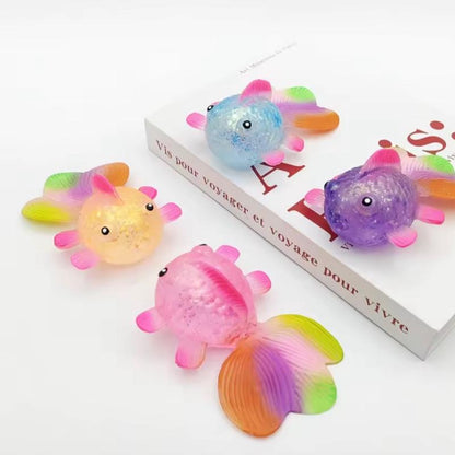 Pinch Family Malt Goldfish Sugar Squishy Fish Toy - Fun and Colourful Squishies