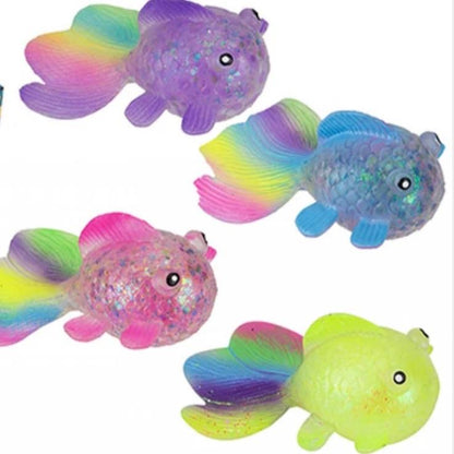 Pinch Family Malt Goldfish Sugar Squishy Fish Toy - Fun and Colourful Squishies