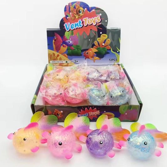 Pinch Family Malt Goldfish Sugar Squishy Fish Toy - Fun and Colourful Squishies
