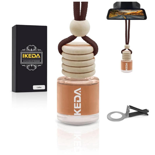 Ikeda Car Air Fresheners, Perfume Hanging Diffuser with Odour Eliminator Technology. Long Fragrant