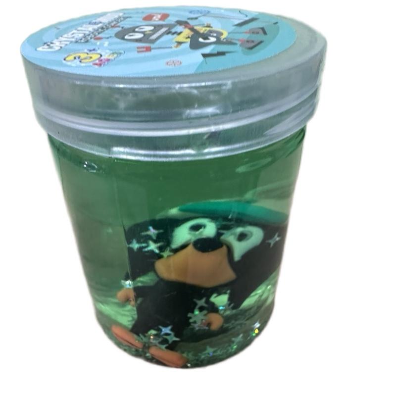 Crystal mud slime with Bluey accessory