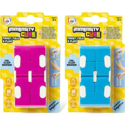 Immensity Cube Fidget - Sensory Fidget Cube with Cool Click Sounds for Folding and Playing - Immensity