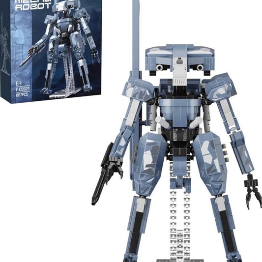 Metal Mecha Building Set C9821 807 Pieces Mech Robot Model Building Toys Action Movie Collection Gift for Gaming Fans 6+ Kids and Adults