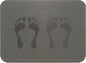 AP1US Stone Bath Mat - Upgraded Diatomaceous Non Slip Mat For Bathroom Floor - Absorbent Diatomite Quick Dry Bath Mat Grey