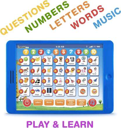 Mini Pad Interactive Toddler Learning Tablet - ABCs, Numbers, Spelling & Fun Games