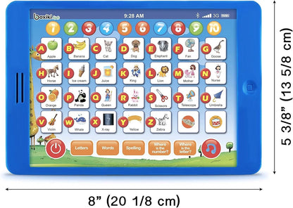 Mini Pad Interactive Toddler Learning Tablet - ABCs, Numbers, Spelling & Fun Games