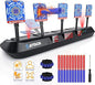 HOPOCO Nerf Digital Scoring Target,  5 Targets, 3 Gaming Modes, Auto Reset, 20 Pcs Bullets, 2 Hand Wrist Bands