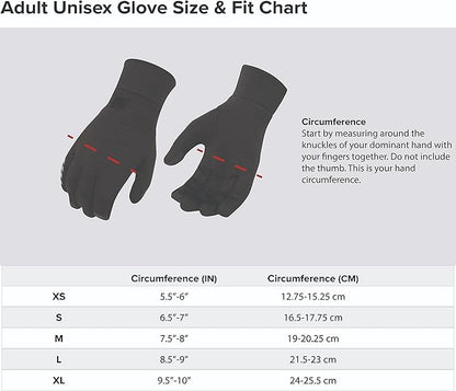 New Balance Lightweight Touchscreen Warm Running Gloves, Cool Weather Gloves
