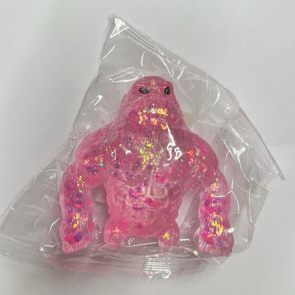 GORILLA Glitter Sugar Squishy Gorillas Slowly Reforms Back to Shape Collectible Squishy Toys in 4 Colours