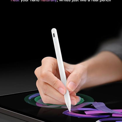 Stylus Pen for iPad 2018-2025 USB-C Fast Charging Pencil with Pixel-Perfect Tilt Sensitivity for Precise Drawing