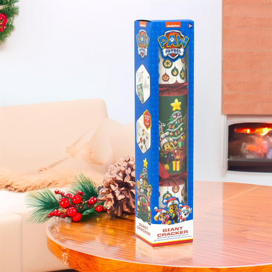 Carousel Home Giant Paw Patrol Christmas Cracker | Jumbo Family Christmas Cracker | Children Extra Large Novelty Xmas Cracker - 55cm