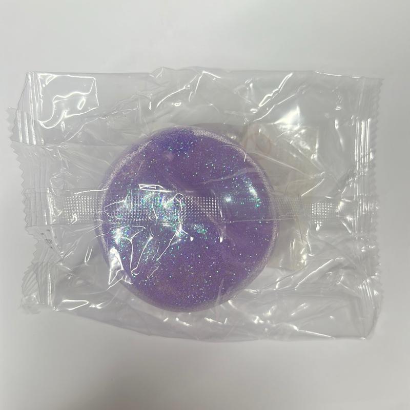 Flashing light up squishy glitter ball