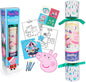 Peppa Pig Giant Christmas Cracker - 48cm Cracker Packed with Stickers, Crayons, Colouring Sheets, and Jigsaw Puzzle – Ideal for Boys and Girls