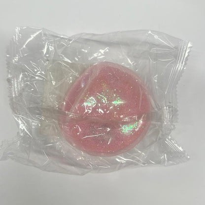 Flashing light up squishy glitter ball
