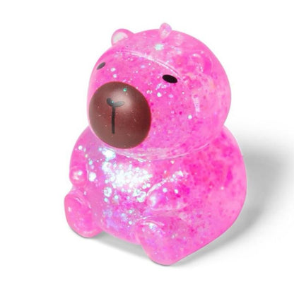Capybara Squishy Glitter  Sugar Decompression Toy Slow Release