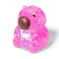 Capybara Squishy Glitter  Sugar Decompression Toy Slow Release
