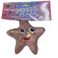 STARFISH Squeeze sugar squishy toy. Shine Sequins Mini Cute Pinch Toy Relieve Stress Creative Squishes Decompression Toy