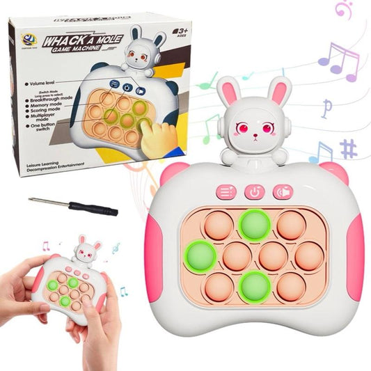 Tap Pop Tap Smart Fidget - Light Up Pattern Popping Games Breakthrough Puzzle Machine Push Bubble Pop Fidget Sensory Toy for Kids and Adults