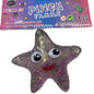 STARFISH Squeeze sugar squishy toy. Shine Sequins Mini Cute Pinch Toy Relieve Stress Creative Squishes Decompression Toy