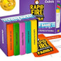 QUOKKA Rapid Fire Family Cards Game For Kids And Adults Icebreaker Board Games Age 5+ With 500+ Questions Perfect For Family Nights