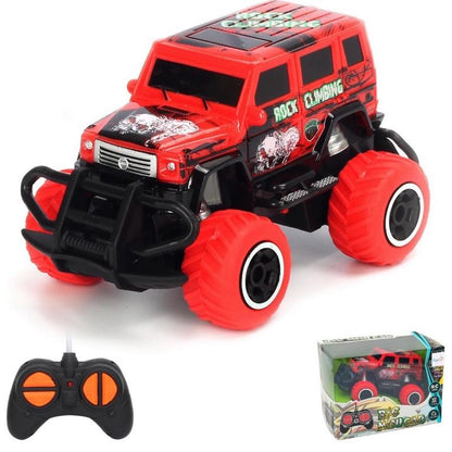 Pup Go Kids Mini RC car Cartoon Remote Control Toy for Kids Age 3+ Exciting Xmas Birthday Gift with Rock Climbing Design