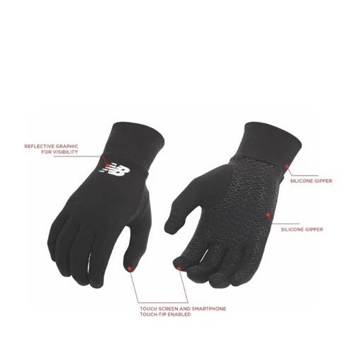 New Balance Lightweight Touchscreen Warm Running Gloves, Cool Weather Gloves