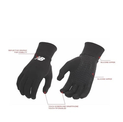 New Balance Lightweight Touchscreen Warm Running Gloves, Cool Weather Gloves