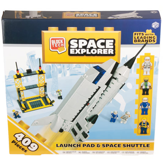 Block Tech Space Explorer Launch Pad & Space Shuttle 409 Pieces