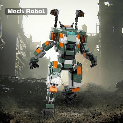 Millionspring Titan BT 7274 Mecha Robot Building Blocks Set, Titan Game Mecha Action Figures Toy