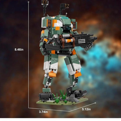 Millionspring Titan BT 7274 Mecha Robot Building Blocks Set, Titan Game Mecha Action Figures Toy
