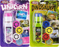 2pcs Children Projector Toys Educational Science Set Wall Ceiling Tent Torch Flashlight for Kids Gifts for Boys Girls(Dinosaur + Unicorn)