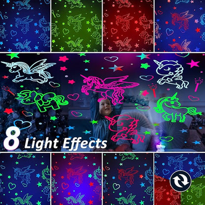 YACHANCE Unicorn Night Light Projector - Unicorn Gifts